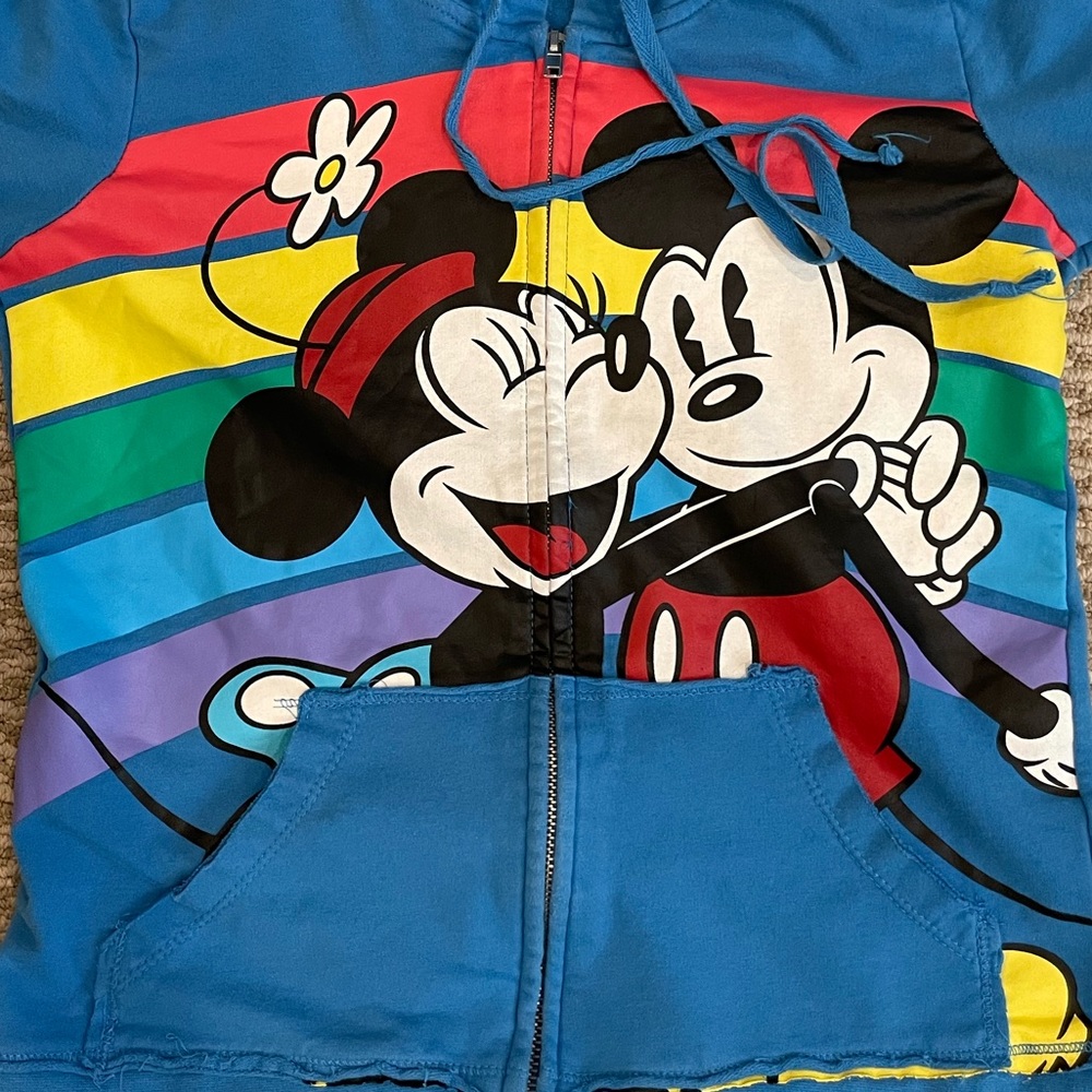 Mickey & Minnie Mouse Disneyland Blue Jacket